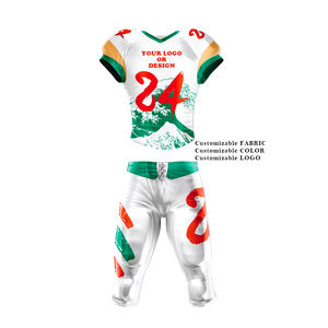 Uniformes de football américain personnalisés de haute qualité, 100% polyester, respirants, grandes tailles - Product Image 3