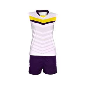 Custom Sleeveless Women Volleyball Uniform Quick Dry Sublimation Printed Chevron Jersey <b>Shorts</b> Set Team Sports - Product Image 5
