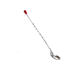 Cuchara de Bar de Acero Inoxidable con Mango Trenzado de Primera Calidad, Herramienta Profesional para Mezclar Cócteles, Elegante Accesorio para Bebidas - Product Image 2