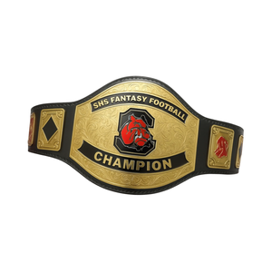 SHS Fantasy Football Champion Belt Customizable Bulldog Design Sports Title Belt Trophy - Product Image 5