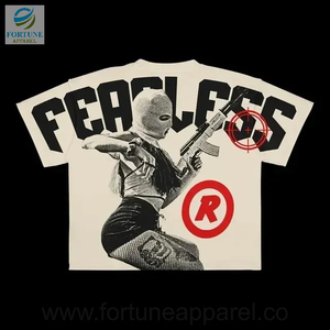 เสื้อยืดโอเวอร์ไซส์ผู้ชายสีขาวล้วนคุณภาพสูงหรูหรา ผ้าคอตตอนหวี 100% น้ำหนัก 320 กรัม แขนสั้น เป็นมิตรกับสิ่งแวดล้อม - Product Image 1