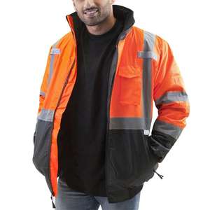 Vêtements de travail haute visibilité personnalisés, veste réfléchissante, tissu respirant, veste de sécurité pour les travailleurs du bâtiment - Product Image 1
