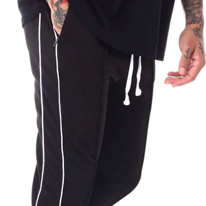 Pantalon de survêtement homme coupe slim fuselée, style streetwear décontracté, avec revers côtelés et taille élastique, idéal pour la gym, le sport et la détente - Product Image 6