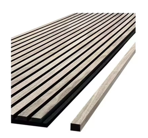 Panneaux muraux en bois à prix compétitif, panneaux acoustiques en bois de caoutchouc pour plafond, panneaux muraux insonorisants, design pour salon - Product Image 1