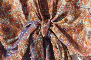 มาใหม่ล่าสุดแขนยาวแขนกริ่งผ้าไหมห่อด้านบนสําหรับฤดูร้อนสวมใส่ผ้าห่อด้านบนนุ่มและเรียบสําหรับผู้หญิง - Product Image 6