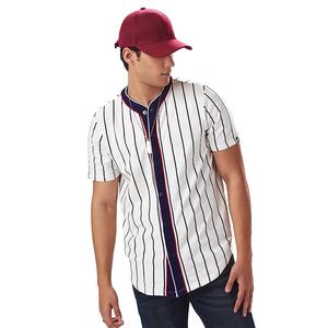 Venta al por mayor de moda blanco béisbol Jersey manga corta sublimación personalizada barato secado rápido malla uniformes de béisbol - Product Image 2