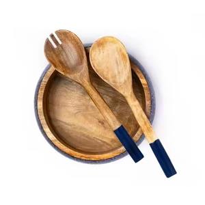 Cuchara de servir de madera de primera calidad, utensilio de cocina de madera maciza para mezclar salsa, arroz, curry, sopa, para cocinar en la cocina - Product Image 1