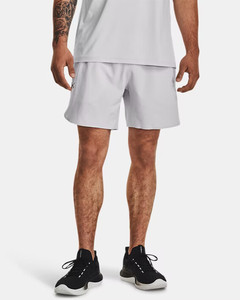 <b>Men</b> Solid <b>White</b> Quick Dry Sport Nogi MMA <b>Shorts</b> Canvas Front Logo with Pockets Elastic Waist Mid Length 100% Polyester - Product Image 5