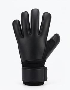 Guantes de Portero Negros Completamente en Látex y Cuero PU, con Protección para los Dedos y Logotipo Personalizado - Product Image 4
