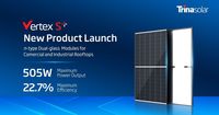 Trina Vertex S + TSM-Neg18R.28 de module bifacial solaire 475W 480W 490W 500 W 505 W Panneaux photovoltaïques en verre double 500 watt 505 watt