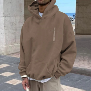 Sudadera con Capucha FOXA para Hombre, Verso de Proverbios, Impresión Serigráfica, 100% Algodón, Felpa Francesa, Transpirable, con Bolsillo - Product Image 3