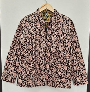 Chaqueta de Algodón Acolchada con Bordado Floral, Estilo Boho, Ecológica, Transpirable, Informal, Venta Caliente 2026 - Product Image 5