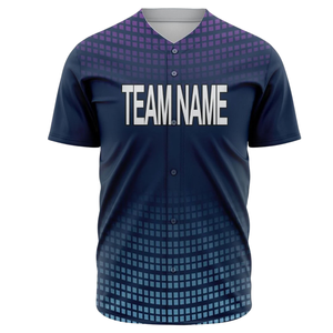 Camiseta de béisbol personalizada para hombre con botones en degradado rosa, uniforme transpirable para equipos de softbol, camisa deportiva atlética para equipos - Product Image 2
