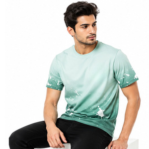 T-shirt en coton pour homme personnalisé, manches courtes, col rond, décontracté, fabricant OEM ODM, vente en gros, t-shirt en coton de qualité supérieure pour homme - Product Image 5