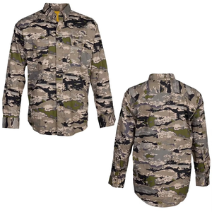 Camisa de Caza 3D con Estampado de Camuflaje Personalizado, de Forro Polar, Estilo Oxford, para Otoño, para Hombre - Product Image 1