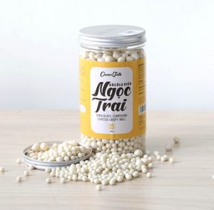 Meilleur chocolat composé en gros, OEM/ODM, haute qualité, pour boulangerie, HALAL, billes de chocolat blanc croustillantes, décoration de gâteaux au cacao - Product Image 2