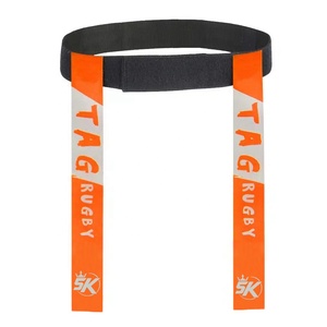 Cinturón de Rugby 5Kingz Sports Tag, Naranja y Negro, Duradero, Ligero, Ecológico, Promocional, para Partidos, Equipos Deportivos, Equipamiento de Apoyo - Product Image 1