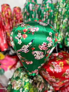 Customize Silk Lantern with Floral <b>Pattern</b> Waterproof Hanging Decor Outdoor Hoi An Silk Lantern Mid-Autumn Festival Lanterns - Product Image 6