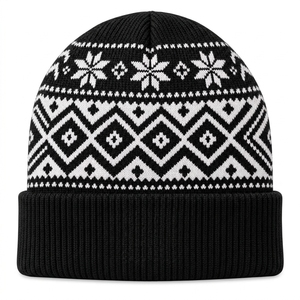 Premium <b>Men</b> Beanies Cap <b>Winter</b> Knitted <b>Hat</b> Custom Soft Warm Material Comfortable Stretch Fit Lightweight Casual Outdoor Fashion - Product Image 2