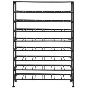 Estante de Metal Industrial para Botellas de Vino, Capacidad para 24 Botellas, Diseño Rectangular Resistente, para Decoración de Bar en Casa - Product Image 2