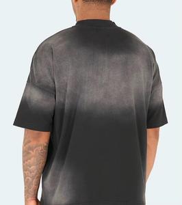 Camiseta de Hombre Oversize de Algodón 100% de Alto Gramaje con Estampados Personalizados, Lavado Ácido y Efecto Vintage, Transpirable y Ecológica, Estilo Urbano - Product Image 3