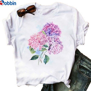 Camiseta Gráfica Estampada Sexy para Mujer, Talla Grande, Blanca Suave, para el Día de San Valentín, Transpirable, con Decoración de Logotipo - Product Image 3