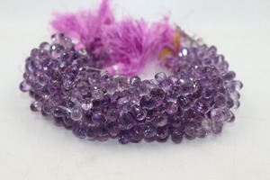 Cuentas de amatista natural de Brasil en forma de gota de 5-7 mm, hebras de 8 pulgadas, piedra preciosa natural para la fabricación de joyas a precio de mayoreo. - Product Image 4