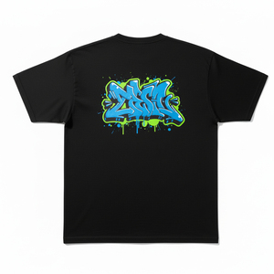 T-shirt surdimensionné uni de haute qualité, impression personnalisée, coton 250 g/m², col rond, impression en relief, pour homme - Product Image 3