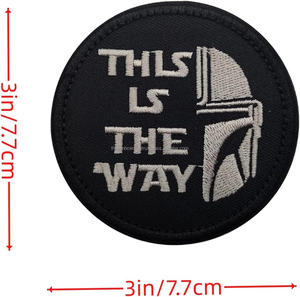 Parches de Pvc personalizados, insignias para ropa, parche de goma de Pvc, precio al por mayor, venta directa de fábrica, insignias de Pvc de goma suave, tela de sarga - Product Image 3