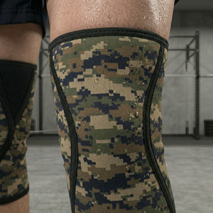 Rodilleras de camuflaje para levantamiento de pesas de 7 mm, soporte para entrenamiento con pesas y gimnasio, rodilleras de camuflaje para sentadillas pesadas - Product Image 5