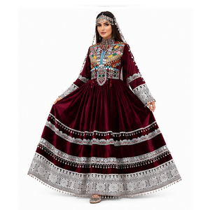 Decoración Afgana Antigua a Bajo Precio, de la Mejor Calidad, Vestidos Afganos Kuchi Tradicionales Hechos a Mano en Todos los Tamaños y Colores - Product Image 5