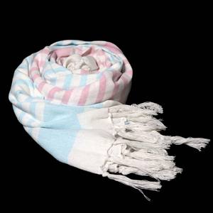 Vente en gros Inde 100% coton rayé Fouta serviette à séchage rapide écologique luxe doux qualité turc taille Logo personnalisé - Product Image 2