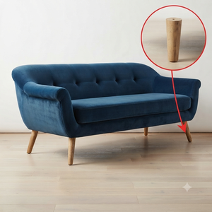 Patas de Sofá de Madera Maciza Premium, Patas de Madera Personalizadas para Muebles, Diseño Contemporáneo, Resistentes, Fácil Instalación, OEM - Product Image 6