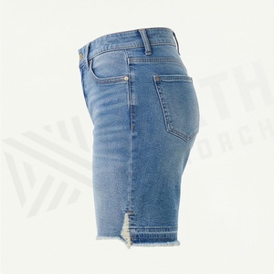 Shorts en jean personnalisés de qualité supérieure pour femmes, style décontracté d'été, taille haute, vêtements streetwear, couleur personnalisée, vêtements tendance - Product Image 3