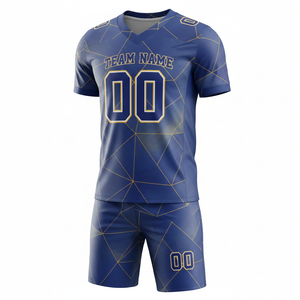Uniforme de Fútbol Americano Sublimado Personalizado, Transpirable, Conjunto de Camiseta y Pantalones Cortos, Logotipo Frontal, 100% Poliéster Antibacteriano - Product Image 6