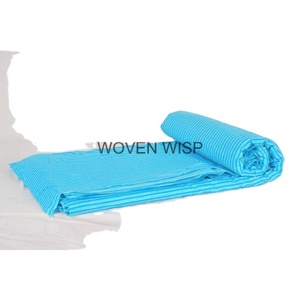 Vente en gros à bas prix de tissu indien en coton imprimé à rayures par matériel de cour robe d'été pour enfants jupe longue costume de nuit vêtements pour bébés - Product Image 3