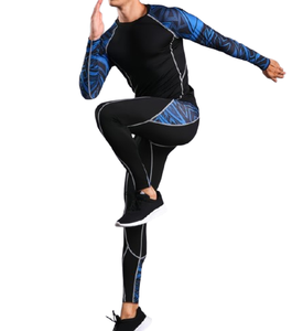 Ensemble de survêtements de sport pour hommes en gros – Tenue de course personnalisée pour hommes – Survêtement de sport Hip Hop 2 pièces - Product Image 4