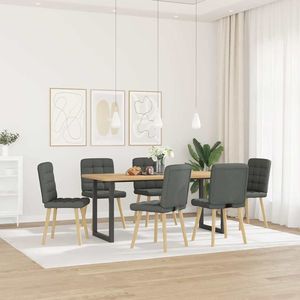 Ensemble de 6 chaises de salle à manger gris foncé - Product Image 2