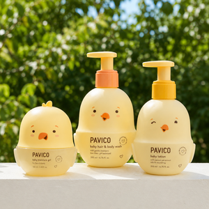 Baby Shampoo <b>Bottle</b> Chick Shape PE PP <b>200ml</b> Butter Yellow Lotion Pump Custom Color Liquid Soap Packaging Vietnam Manufacturer - Product Image 5