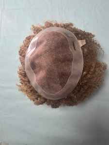 ทูเป้ผมแท้แบบหยิกสไตล์อินเดียสำหรับผู้ชาย ฐานโมโน Prothes-TAZ HAIR BANGLADESH - Product Image 6