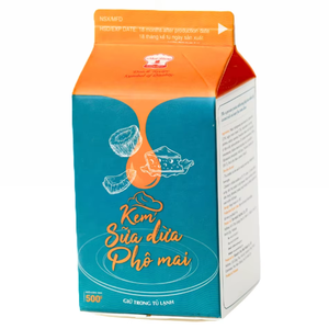 Crema Vegetal No Láctea de Calidad Profesional para Bebidas, Fabricante OEM/ODM, Crema de Coco HALAL para Postres, Café y Té con Leche, 500G - Product Image 1