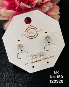 Pendientes de Acero Inoxidable Chapados en Oro Antideslustre, Geométricos, Modernos, para Mujer, Joyería Minimalista de Moda - Product Image 1