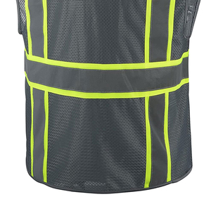 Chaleco de seguridad impermeable de alta resistencia para hombre, reflectante, de alta visibilidad, con LED intermitente, logotipo personalizable, ropa de trabajo industrial - Product Image 5