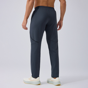 PHANTOM IMPEX Pantalon de survêtement pour homme en Spandex/Nylon noir, taille élastique avec cordon de serrage, respirant, séchage rapide, léger, décontracté - Product Image 4