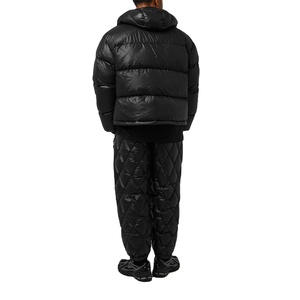 Chaqueta Acolchada Impermeable Ecológica para Hombre, Talla Grande, con Capucha, Cortavientos, con Cierre, Venta al Por Mayor, Personalizable OEM - Product Image 2