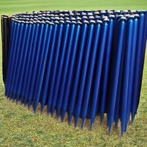 Essential Brown Wooden Cricket Stumps & Wickets <b>Field</b> <b>Equipment</b> for Players - Product Image 1