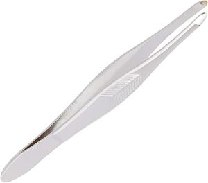 Pinza de Precisión para Cejas con Punta Redonda, Diseño Moderno y Duradero para Depilación Precisa, Modelado de Cejas, Cuidado Facial y Belleza - Product Image 5