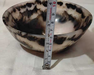 Bol en résine époxy artisanal, pièce d'art décorative unique pour la maison, le bureau ou les cadeaux, design inspiré de l'océan, bol en acrylique - Product Image 2