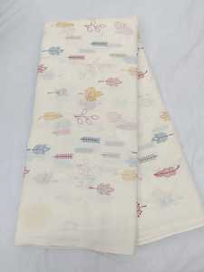 Tela de Algodón Puro de Diseño con Bordado de Alta Calidad, 65 GSM, Material con Hilo Floral para Prendas Étnicas y Moda de Boutique - Product Image 4