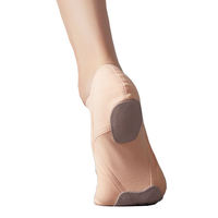 Zapatos de Baile Latino de Cuero Genuino para Mujer, Suela Suave, Transpirables, Diseño Étnico de Garra, para Danza del Vientre y Ejercicio